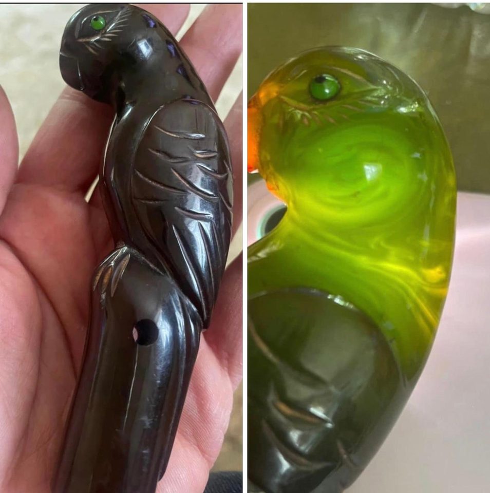 Yeşil faturan kolye ucu